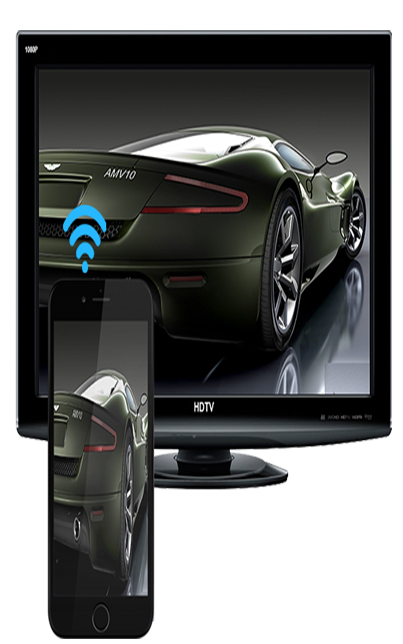 Screen Mirroring with TV Mobile Screen to for