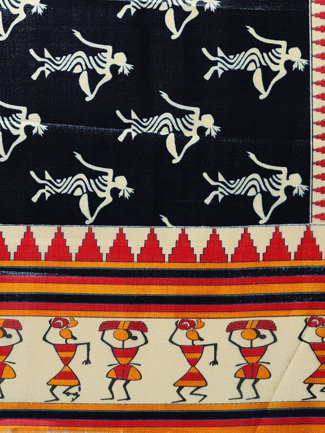 varayu women's art silk printed dupatta