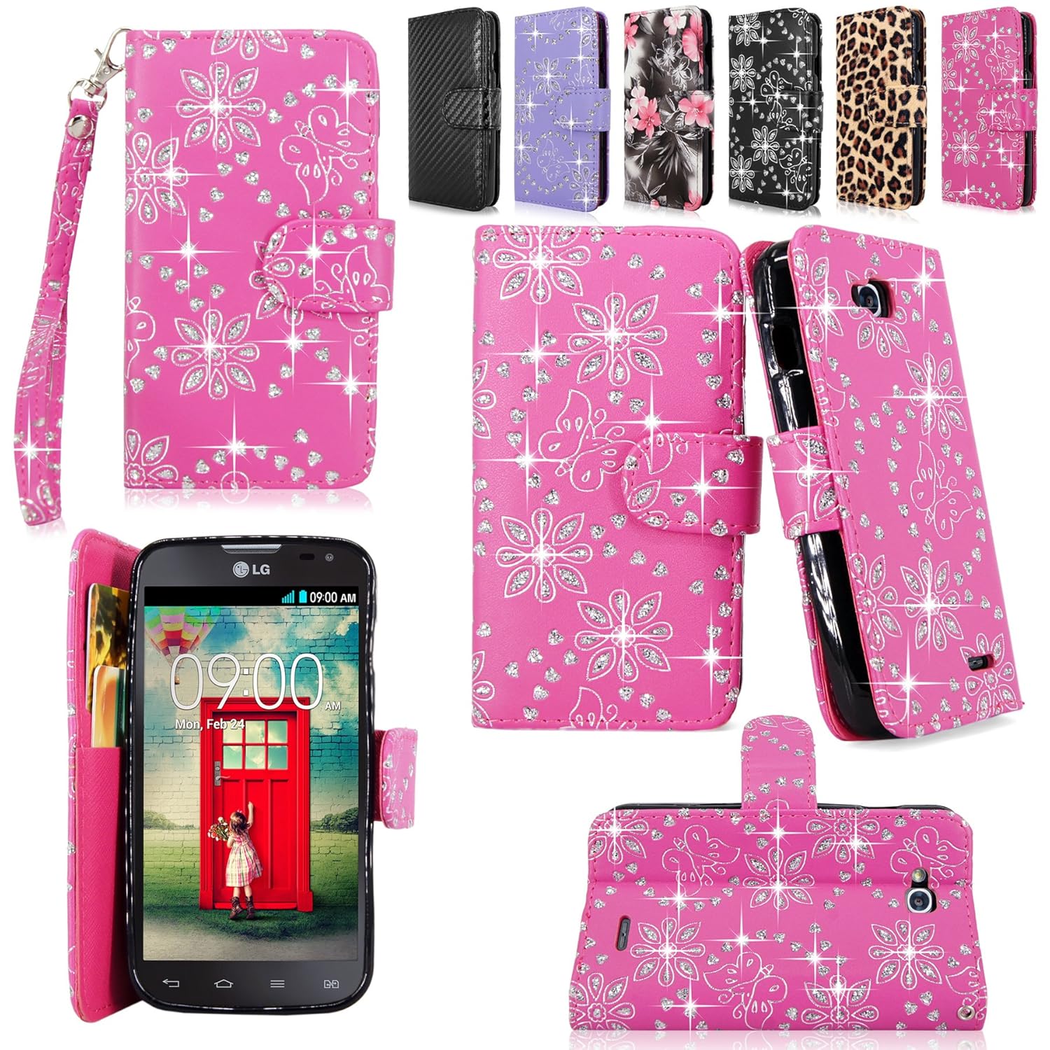 Best Lg Optimus L90 Wallet Phone Case