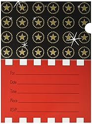 amscan International Folded Invite Hollywood, Pack