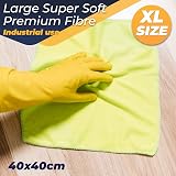 Discounted Cleaning Supplies Microfibre Cloth 40x40cm Pack of 20 White view 7