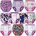 BIG ELEPHANT 10-Packs Training Underwear Absorbent Toddler Potty Trained Pants for Boys and Girls, 12 Months - 9 Years