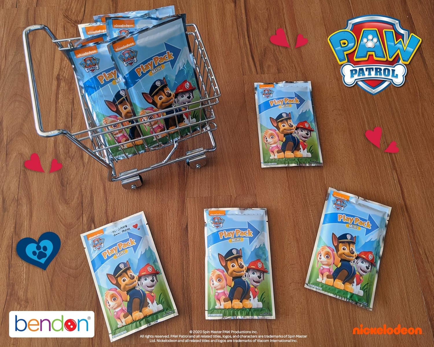 Bendon Paw Patrol 10 Mini Play Packs: Toys & Games