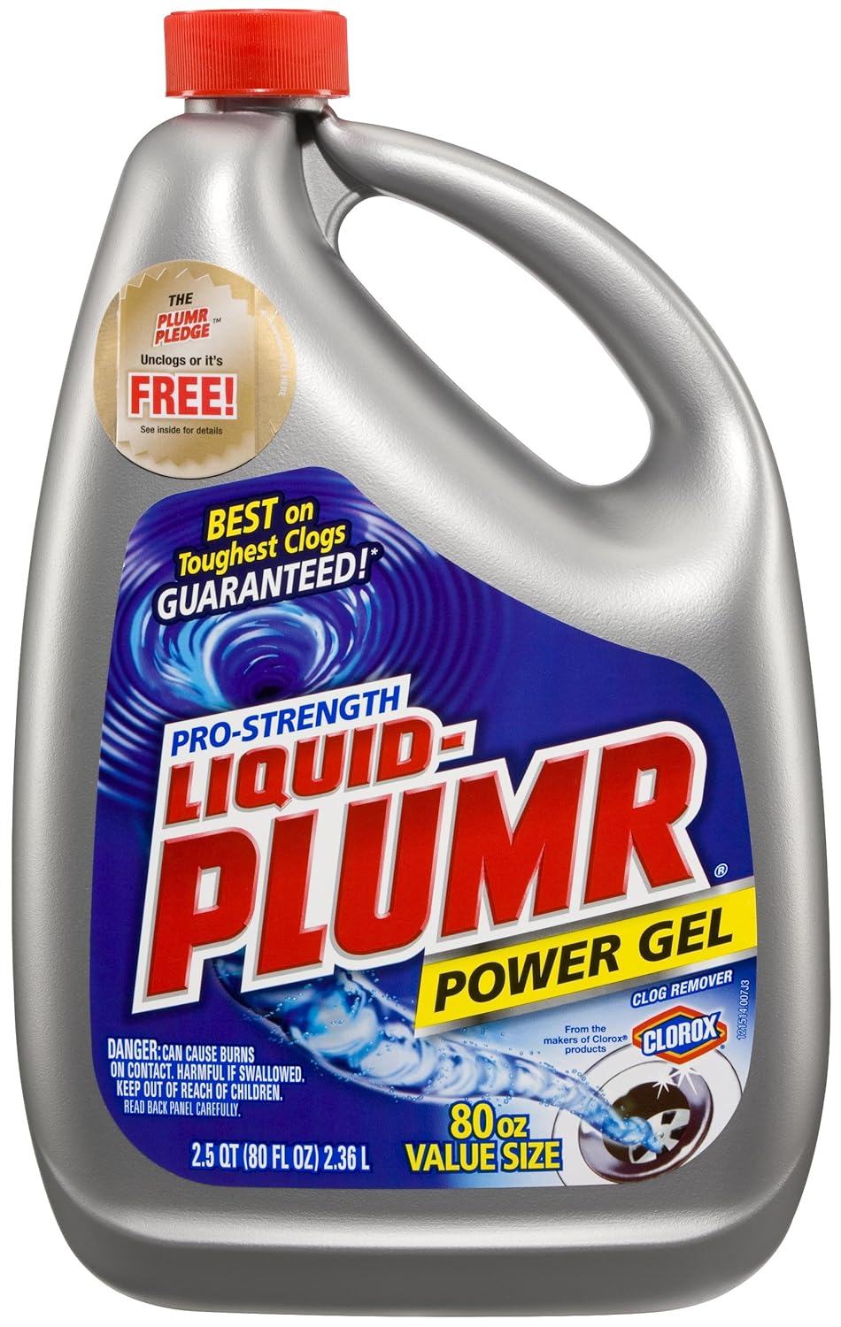 LiquidPLUMR Professional Drain Cleaner, 80Fluid Ounce