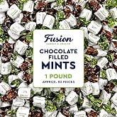 Arcor Chocolate Mints Hard Candy, 1 Pound Bulk Bag, Individually Wrapped | Naturally Flavored Chocolate Mint Filling, Hard Candy Shell, Approx 80 Pieces, Bulk Bag Great For Snacking, Sharing, Gifting