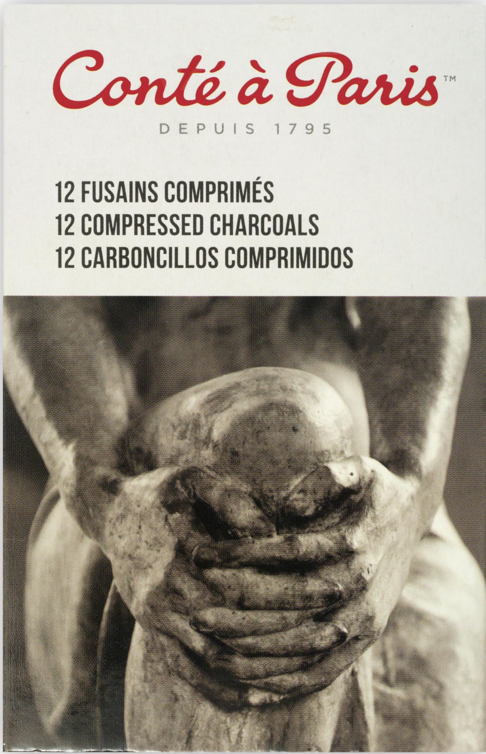 Conté à Paris Compressed Charcoal (Box of 12)