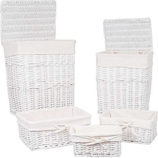 lined baskets for nursery