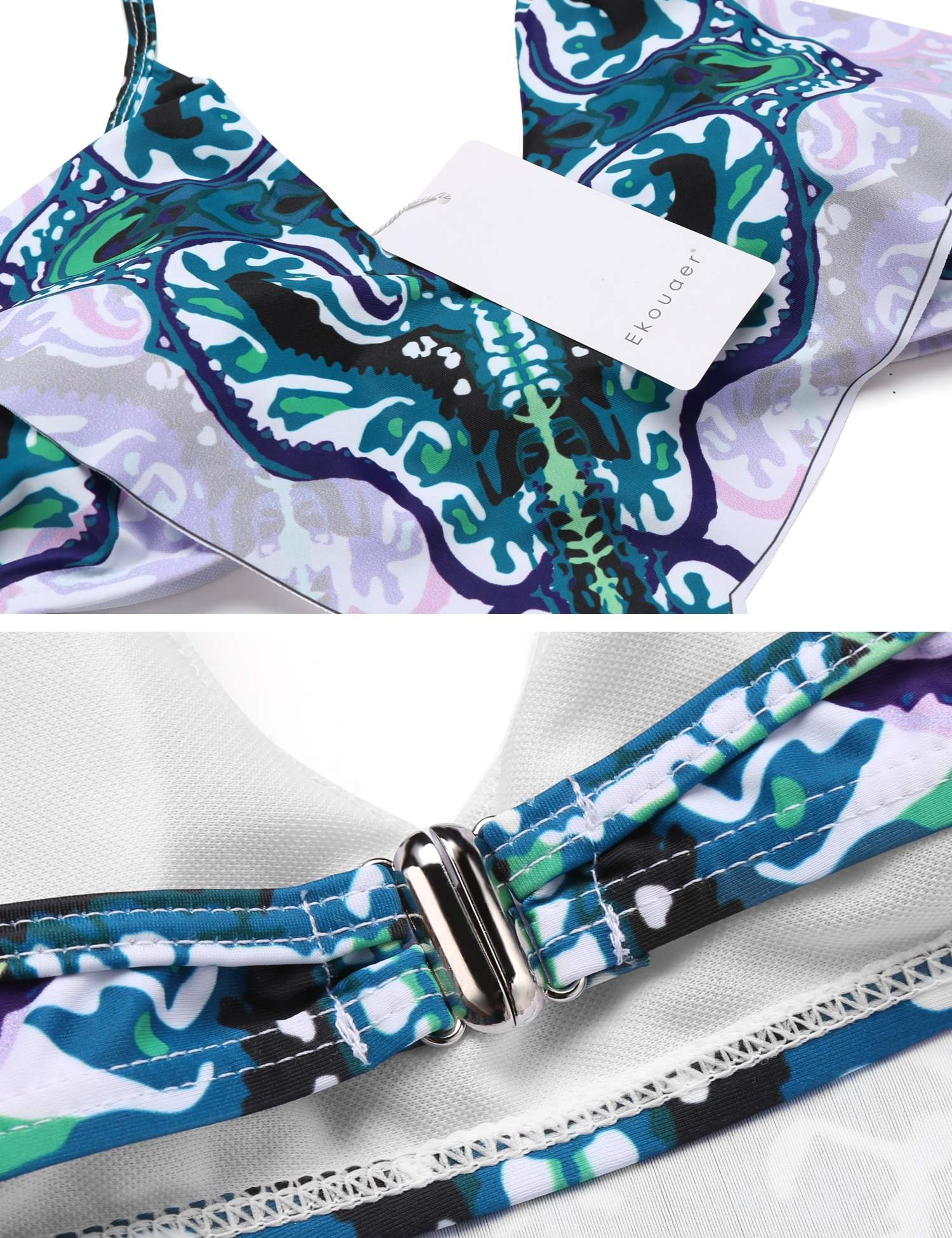 Ekouaer Bikini Set 2017 Hot Sale Women\'s Brazilian Swimwear