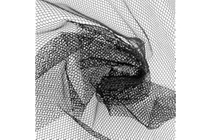 DONNA Deluxe Soft Weaving Net – Olive Oil + Vitamin E Treated Hair Net for Sew-In Weave, 17.5” x 26” Size, Fits Contour of Scalp, Triple Helix Structure for Strong Hold & Natural Look, Black