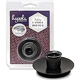 Hyoola Candle Drip Protector - Reusable Metal Safety Candle Holder - Pin Holds Candles in Place - for 1/2 inch Diameter Candl