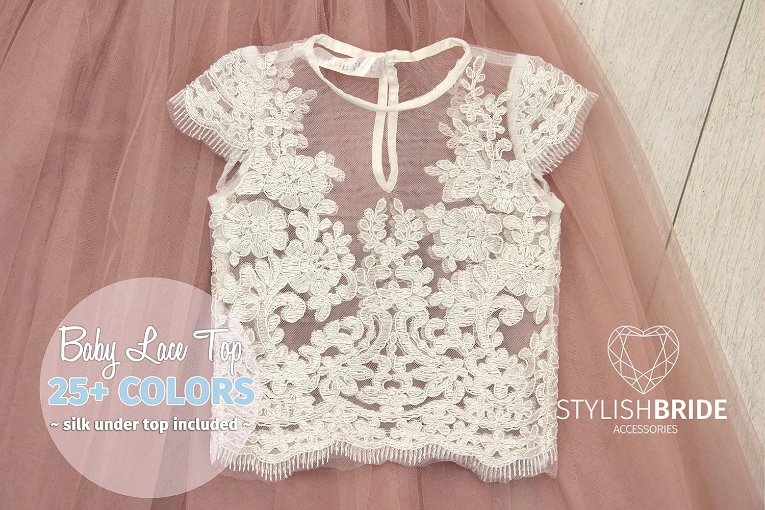 flower girl lace top