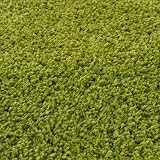 THE RUGS Shaggy Living Room Rug 120x120 cm Green Soft 30 mm Thick view 4