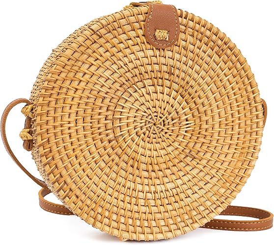 woven purse round