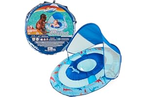 Swimways Sun Canopy Inflatable Baby Spring Float for Kids 9-24 Months