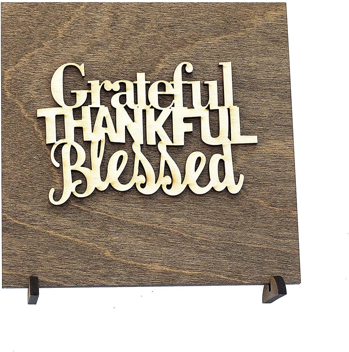 MannMade Designs Grateful Thankful Blessed