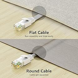 Jadaol Cat 6 Ethernet Cable 100 ft, Outdoor