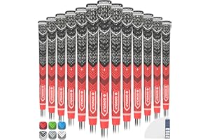 Gowolf Golf Grip Cord Rubber Multi-compound Golf Driver Irons Club Choose 13 Grips with 15pcs Tapes Or Full Kit choose one