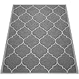 Cosyearn Jumbo Door Mat 46x35 - Waterproof Non-Slip Entryway Mat For High Traffic Areas (Grey)