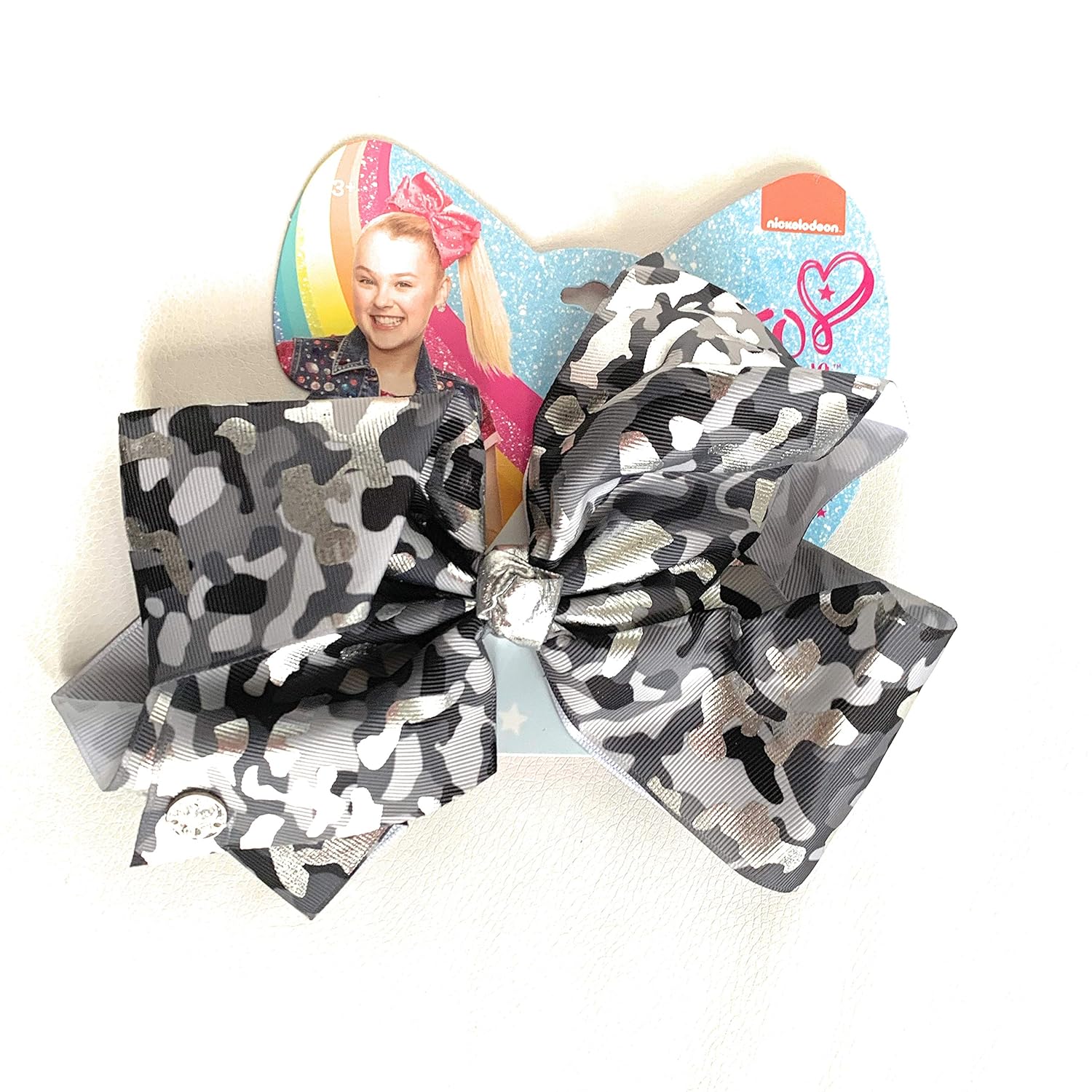 Amazon Com Jojo Siwa Girls Black Metallic Silver White Camo Large