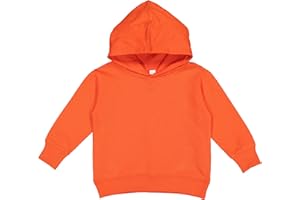RABBIT SKINS Toddler Fleece Long Sleeve Hooded Pullover Sweatshirt with Side Seam Pockets