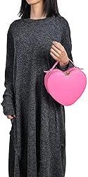 lola mae Heart Shape Satchel Crossbody Purse for