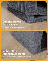 Aechonow Cat Tree Tower 61cm Large Cat Condo 2 Beds Dark Gray view 5