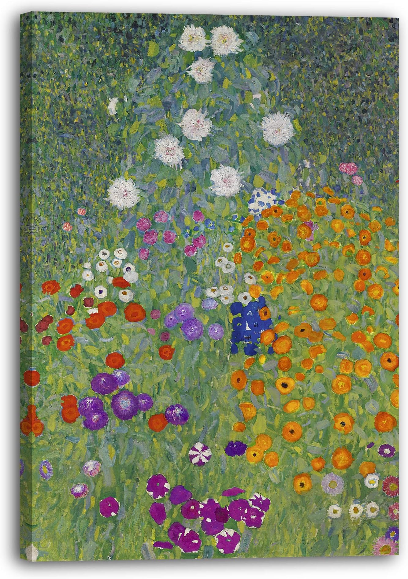 Canvas Print Gustav Klimt - Bauerngarten (Blumengarten) (1907)