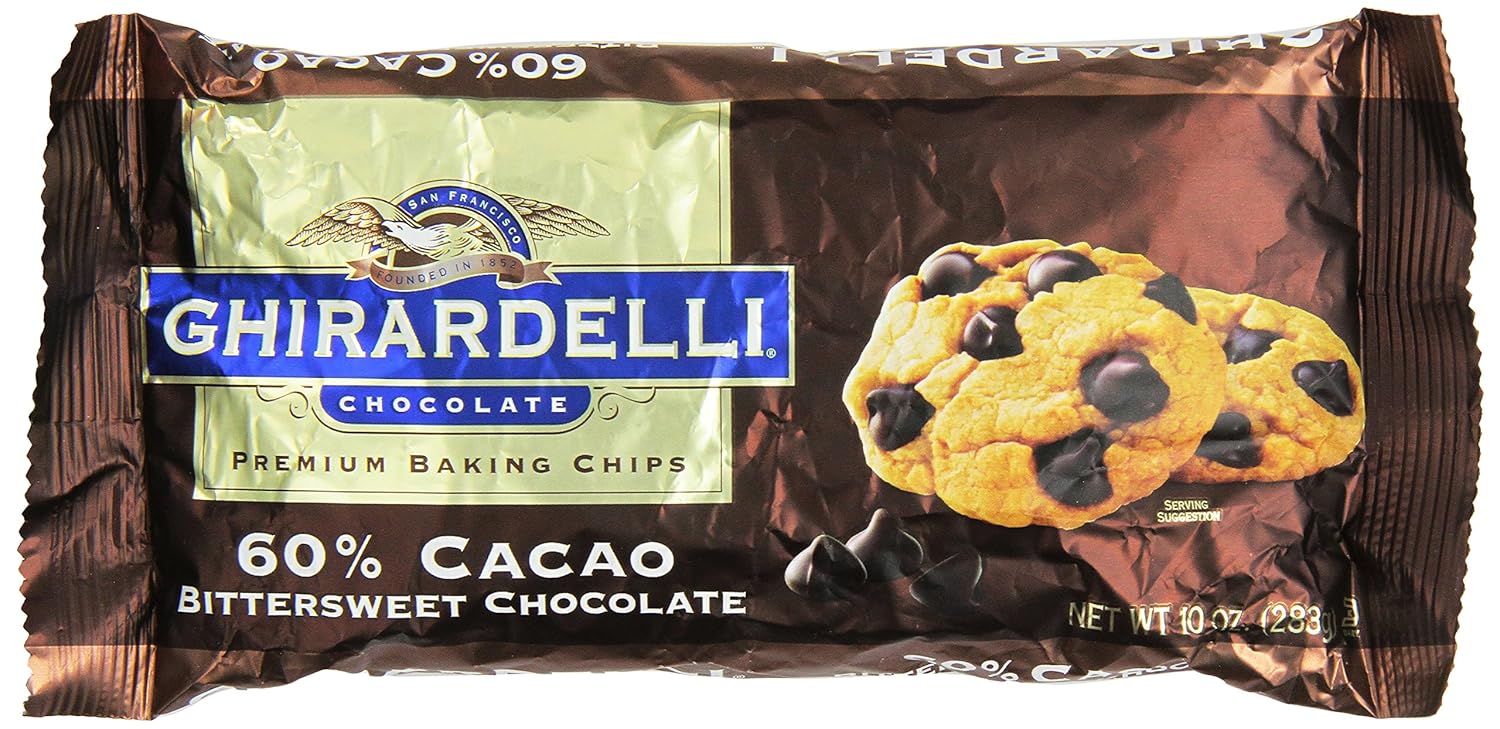 Ghirardelli Chocolate Baking Chips, Bittersweet Chocolate