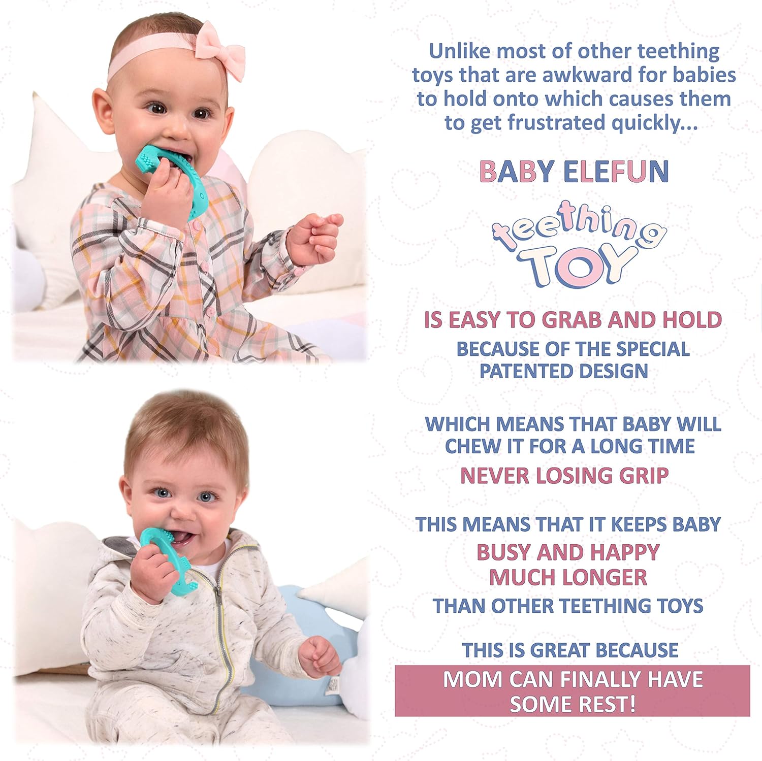 baby elefun teether