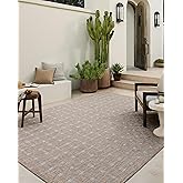 Loloi Amber Lewis Topanga Collection TOP-01 Natural/Bone 6'-7" x 9'-4" Indoor/Outdoor Area Rug