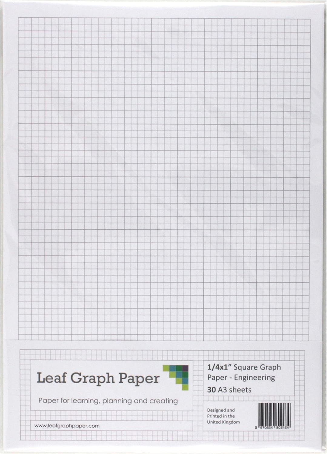A3 Graph Paper 1 4 Inch 0 25 Squared Engineering 30 Loose Leaf Sheets Grey Grid Lines Amazon Co Uk Stationery Office Supplies