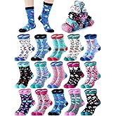 Chicingyou 30 Pairs Nurse Dentist Socks for Women, Dental Assistant Week Gifts, Cute Novelty Design Nurse Accessories