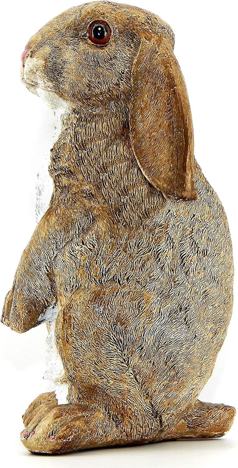 Bellaa 23127 Standing Rabbit Statue Curious Cute Outdoor Garden Patio Sculpture 10 inch Presents for Mom Gifts for Grandma : Garden & Outdoor