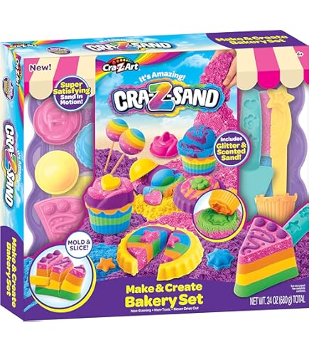 Amazon.com: CRA-Z-Sand Sweet Treats Mini Mania 10 Piece Multicolor