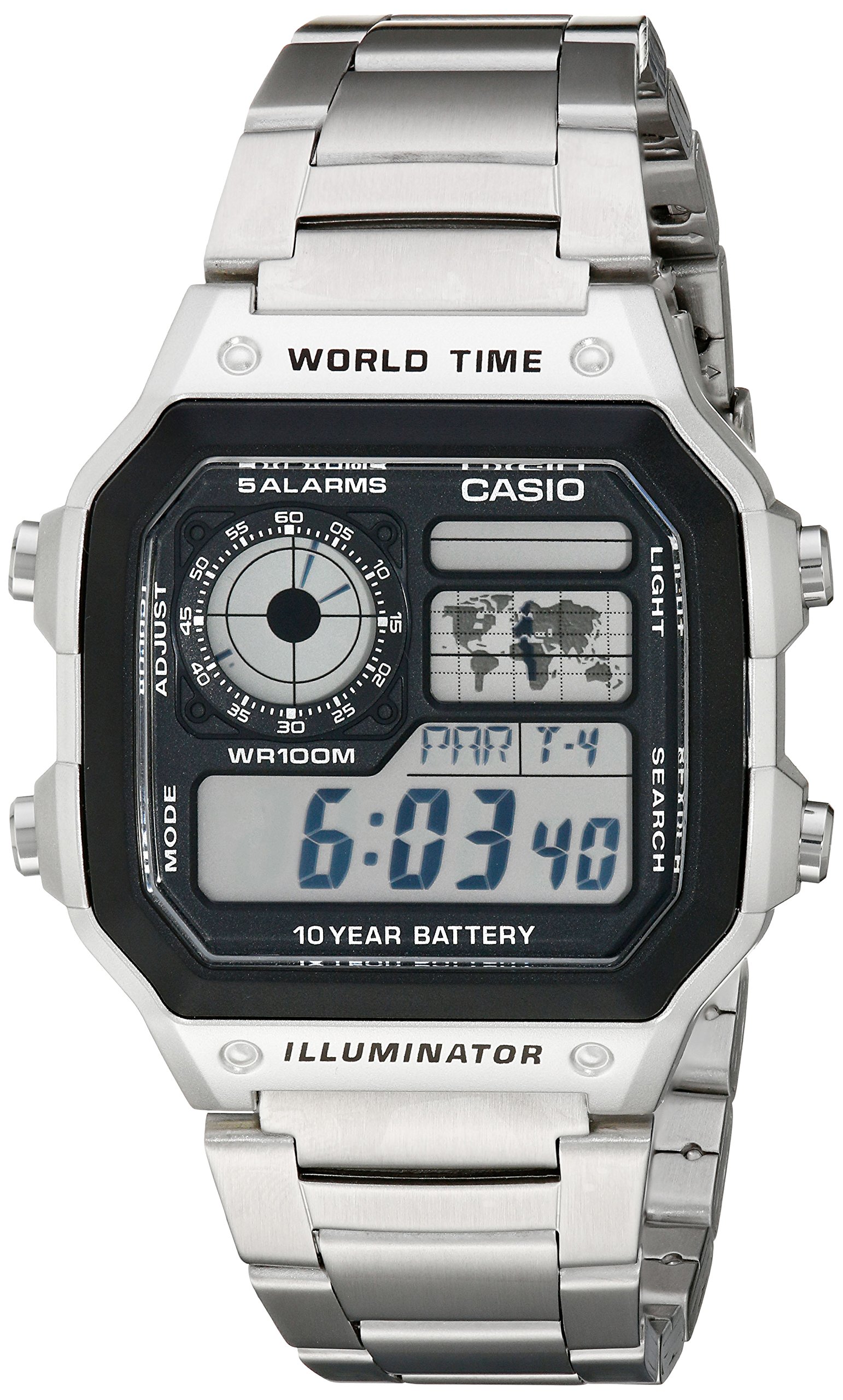 Men's AE1200WHD1A Stainless Steel Digital Watch Buy Online in Japan