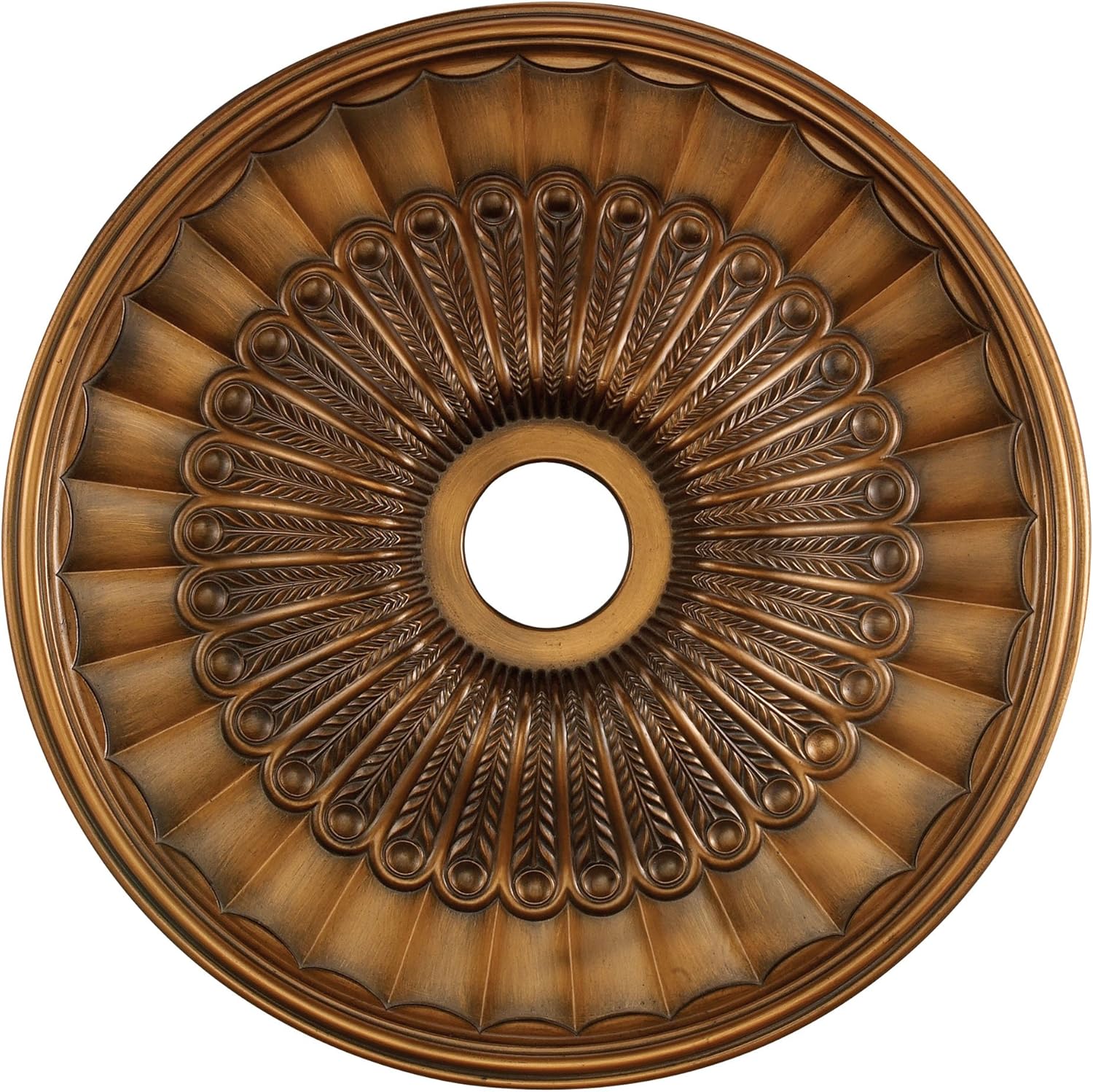 Elk M1007ab Hillspire Ceiling Medallion 24 Inch Antique Bronze