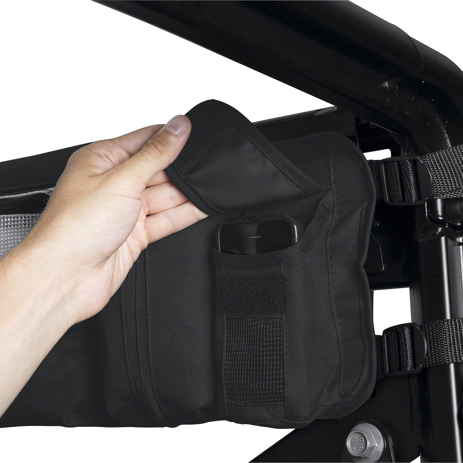 Classic Accessories 18-131-010401-00 QuadGear Black UTV Large Roll Cage Organizer (For Most Full Size UTVs): Automotive