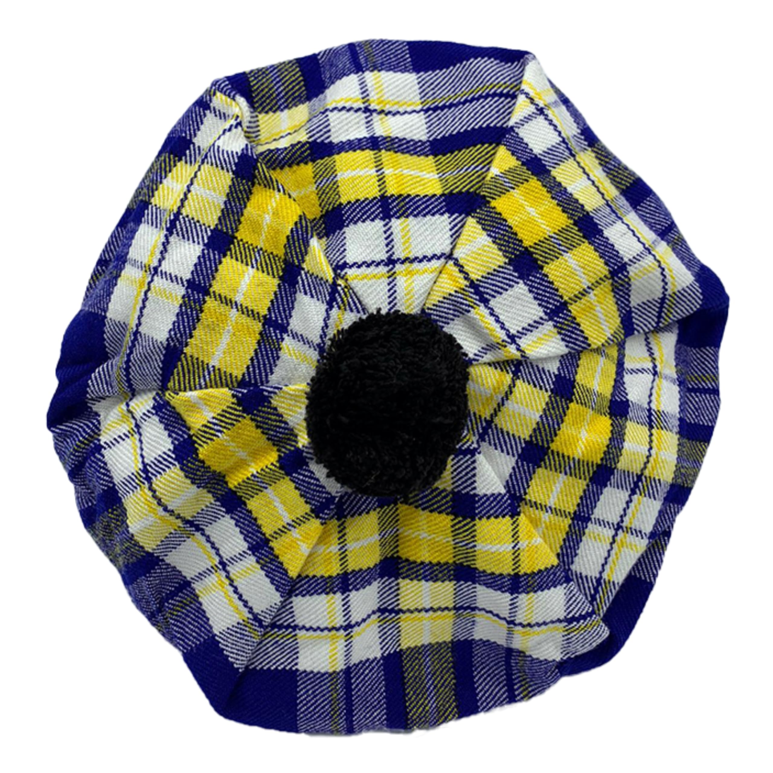 Scottish Tam O' Shanter Acrylic Tartan Wool Tammy