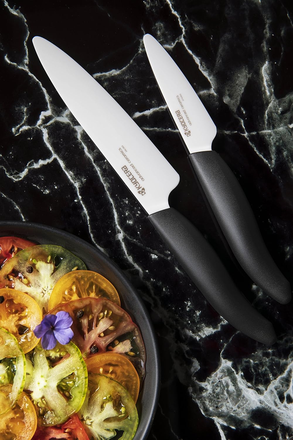 Kyocera FK-110 WH-BK EU - 11cm Ceramic Utility Knife, Black, 11 cm - Image 4