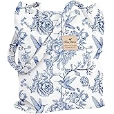 Miss Adola Corduroy Tote Bag for Women - Reusable Totes with Pocket & Buckle Cute Aesthetic Shoulder Bag for Work Travel