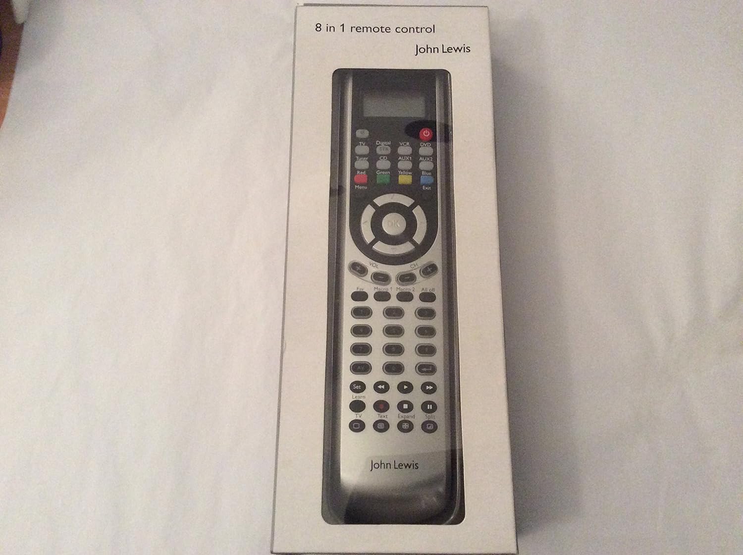 John Lewis 8 in 1 Remote Control (8 devices) RRP £25 Amazon.co.uk