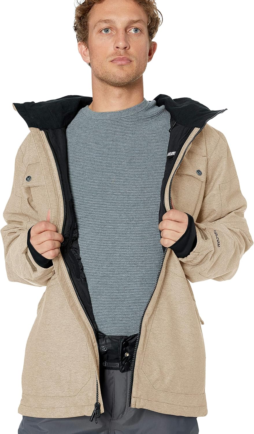 Volcom mens Pat Moore 3-in-1 2 Layer Stretch Snow Jacket: Clothing