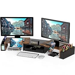 Simple Houseware Desk Dual Monitor Stand Riser with