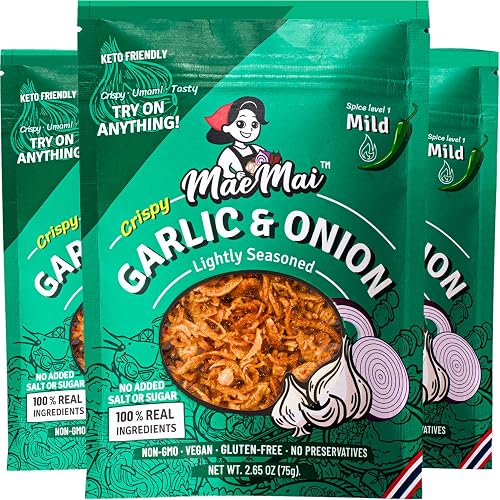 MaeMai Chili Crisp (MILD Spice) - Premium Onion & Garlic Flakes ...