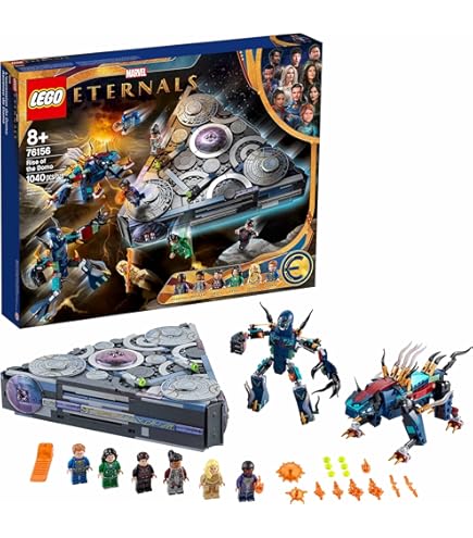 Amazon.com: LEGO 76145 Marvel Eternals' Aerial Assault Building
