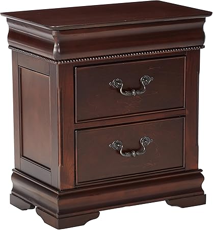 Amazon Com Mandura Estilo Ingles Recamara Mesita De Noche Cerezo Kitchen Dining
