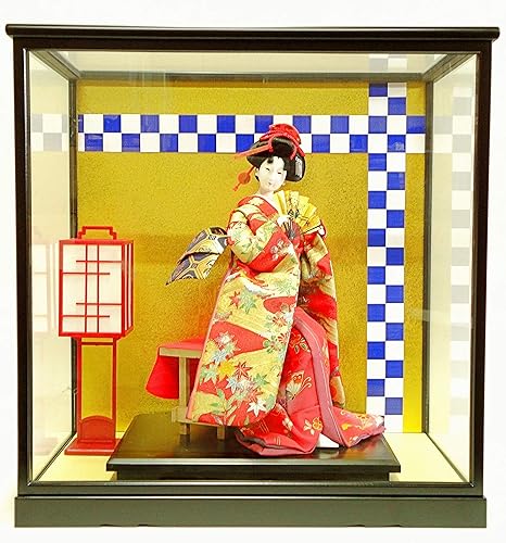 Amazon 日本人形 ケース付 10号 尾山 腰掛 小町 10 1 市松人形 わらべ人形 おもちゃ