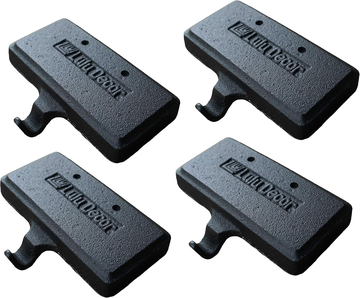 Stockings & Holders - Lulu Decor, Christmas Stocking Holders, Set of 4 Bases, Weighs 2 lbs 11 oz Each, Strong Heavy Stocking Holders