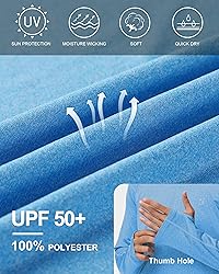 Long Sleeve Sun Shirts for Men - UPF 50+ UV