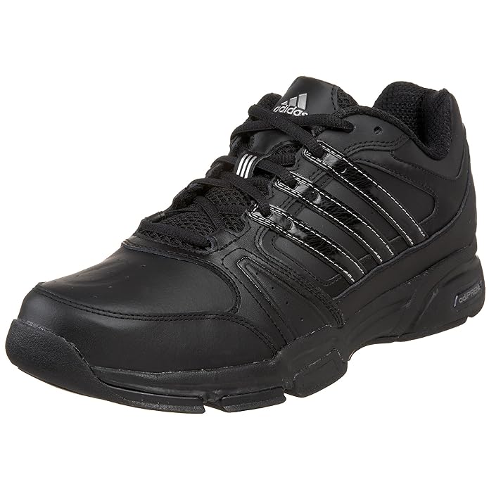 Buy adidas Men's Barracks F9 Leather Cross Training Shoe, Black/Black